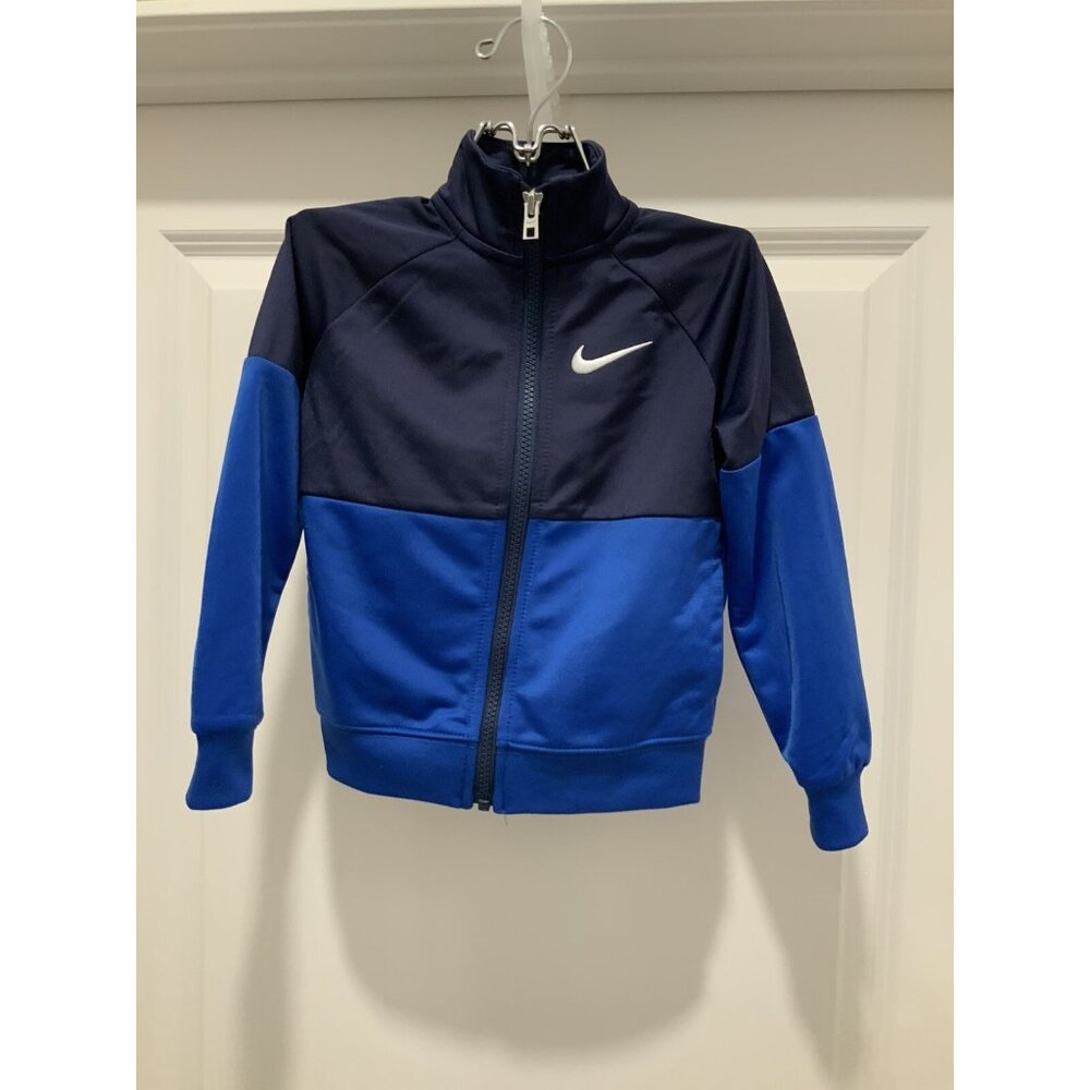 Nike Jacket 3T Full Zip Toddler Royal Navy Emboidered Logo